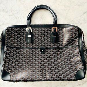 Goyard Ambassade Briefcase MM Document Case in Black - very good condition